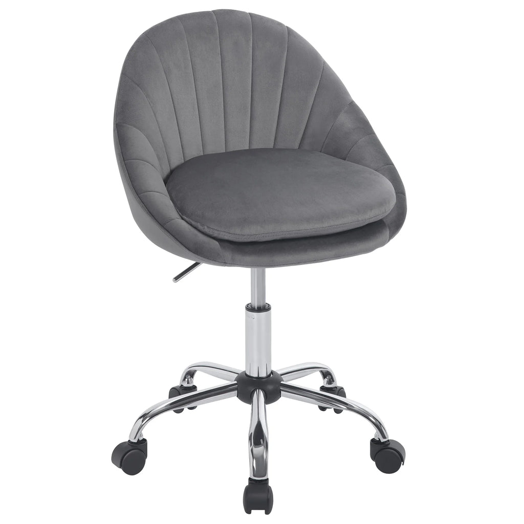 WOLTU Ergonomischer Make-up-Kosmetikstuhl, drehbarer Bürostuhl mit Rollen, Schreibtischstuhl für Zuhause, Schreiben, Arbeitszimmer, Schlafzimmer