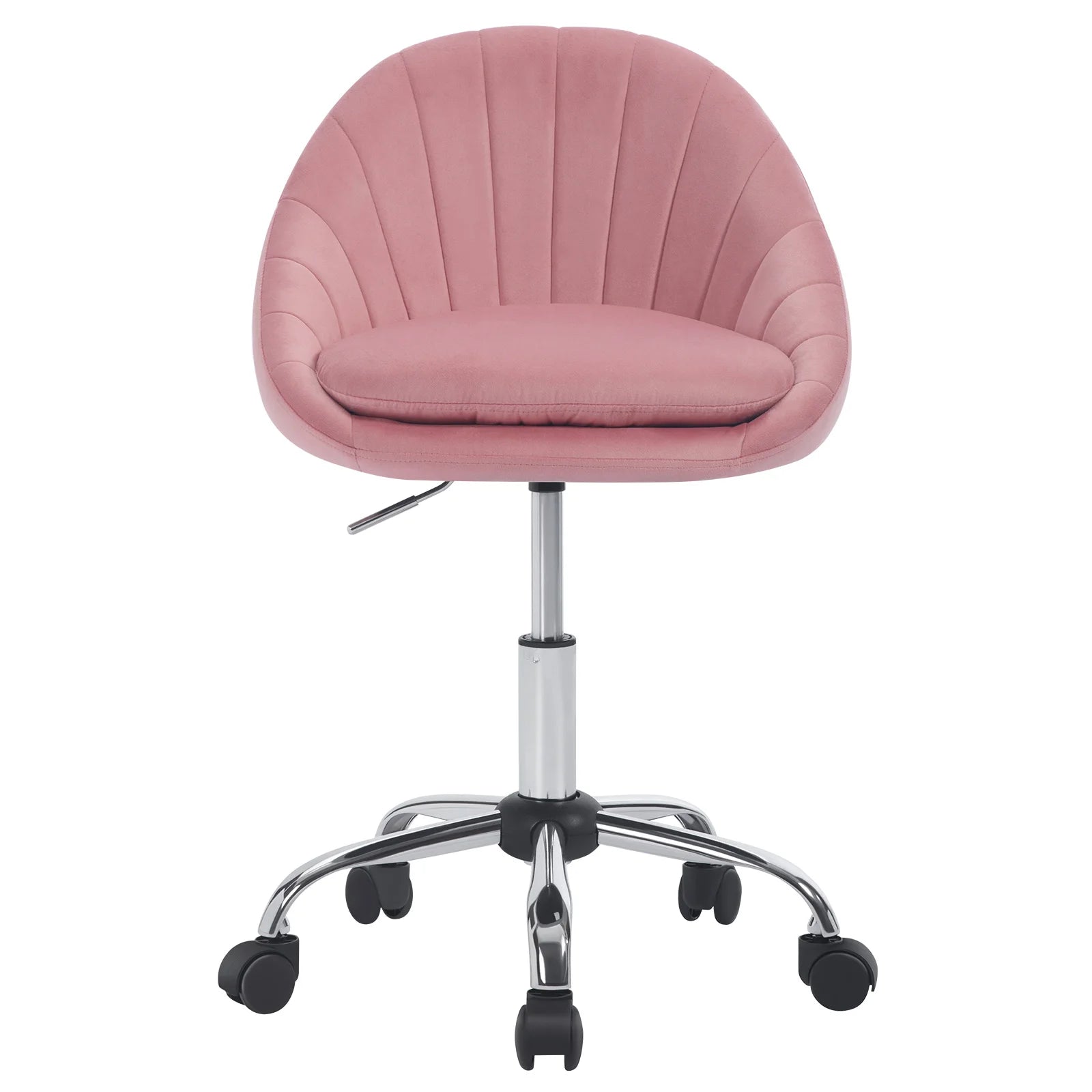 WOLTU Ergonomischer Make-up-Kosmetikstuhl, drehbarer Bürostuhl mit Rollen, Schreibtischstuhl für Zuhause, Schreiben, Arbeitszimmer, Schlafzimmer