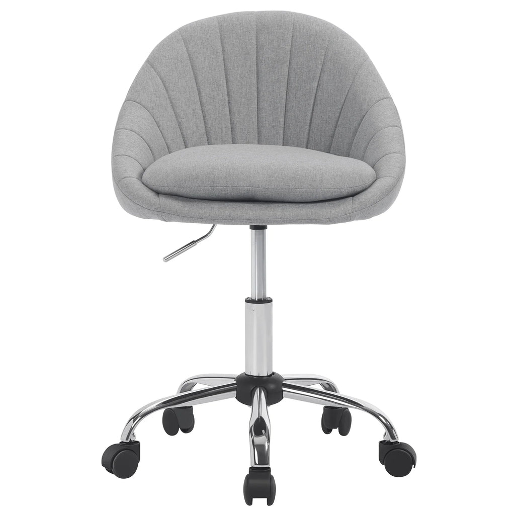 WOLTU Ergonomischer Make-up-Kosmetikstuhl, drehbarer Bürostuhl mit Rollen, Schreibtischstuhl für Zuhause, Schreiben, Arbeitszimmer, Schlafzimmer