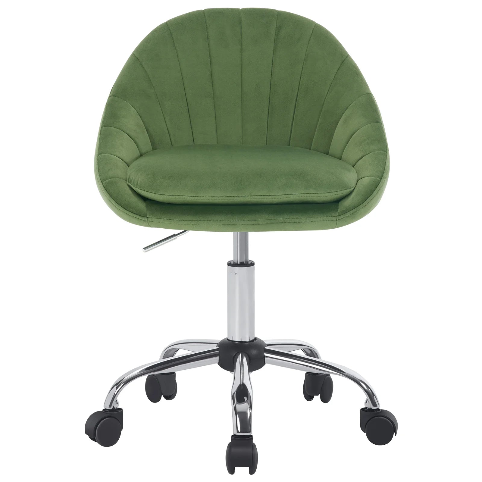 WOLTU Ergonomischer Make-up-Kosmetikstuhl, drehbarer Bürostuhl mit Rollen, Schreibtischstuhl für Zuhause, Schreiben, Arbeitszimmer, Schlafzimmer